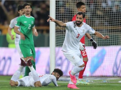من مباراة إيران وتركمانستان في التصفيات الآسيوية لكأس العالم - 21 مارس 2024 - The-afc.com