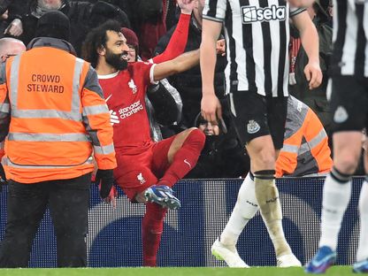 محمد صلاح يتعافى من إصابته ويشارك في التدريبات الجماعية مع ليفربول - AFP