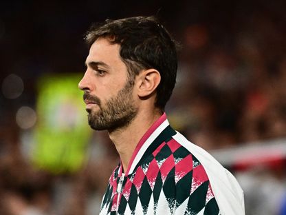 برناردو سيلفا لاعب ريال مدريد قبل لقاء ريال سوسيداد بالدوري الإسباني - 26 أغسطس 2026 - Reuters