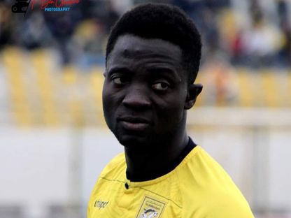 عبدو سايدي لاعب النادي البنزرتي المرشح للانضمام لنادي الرياض السعودي - - صورة متداولة