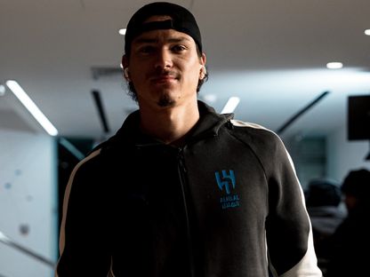 داروين نونيز قبل مباراة الهلال والرياض بالدوري السعودي - 25 يناير 2026 - X/@Alhilal_FC