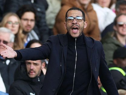 ليام روسينيور مدرب تشيلسي في مباراة ربع نهائي كأس الاتحاد الإنجليزي أمام بورت فايل - 4 أبريل 2026 - Reuters