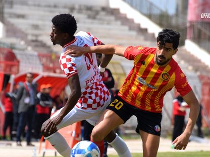 من لقاء الترجي الرياضي والأولمبي الباجي بالدوري التونسي - 17 أبريل 2023  - Facebook/Olympique de Béja  