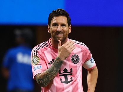 ليونيل ميسي نجم إنتر ميامي في مباراة بورتو البرتغالي بكأس العالم للأندية - 19 يونيو 2025 - Reuters