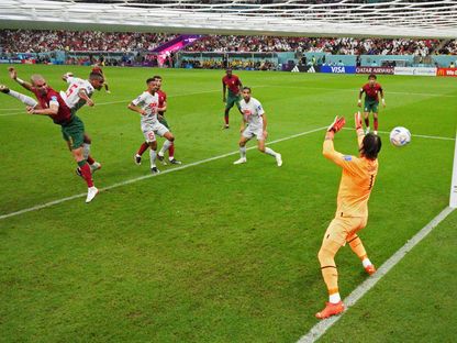 بيبي يسجل الهدف الثاني للبرتغال أمام سويسرا - 6 ديسمبر 2022 - REUTERS