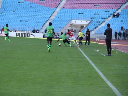من مباراة النادي الإفريقي ودريمز الغاني في كأس الكونفيدرالية الإفريقية - 26 نوفمبر 2023 - x/@DreamsFootballC