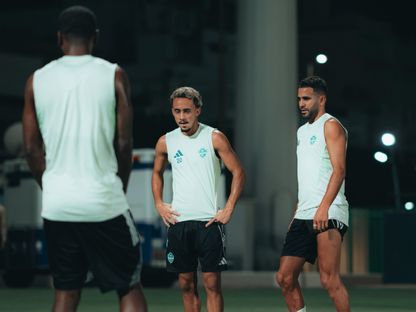 خلال تدريب للأهلي السعودي - 14 سبتمبر 2025 - X/@ALAHLI_FC