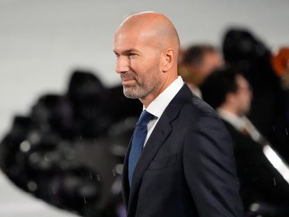 زين الدين زيدان من افتتاح الألعاب الأولمبية بباريس - 26 يوليو 2024 - Reuters