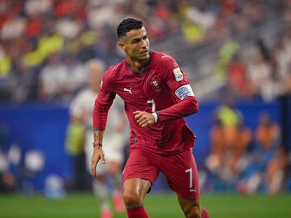 كريستيانو رونالدو نجم البرتغال خلال مواجهة إسبانيا بكأس العالم - 8 يوليو 2026 - Reuters