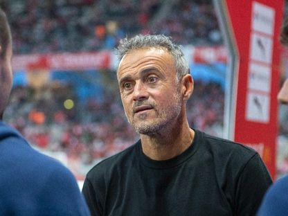 مدرب باريس سان جيرمان لويس إنريكي خلال مواجهة ليفربول بدوري أبطال أوروبا - 6 مارس 2025 - X/ Paris Saint-Germain