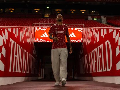 برادلي باركولا لاعب ليفربول الجديد في ملعب أنفيلد - 31 أغسطس 2026 - https://www.liverpoolfc.com/