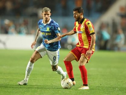 من مباراة الترجي الرياضي التونسي وصنداونز الجنوب إفريقي في نصف نهائي دوري أبطال إفريقيا - 12 أبريل 2026 - X/@EsperanceTime_