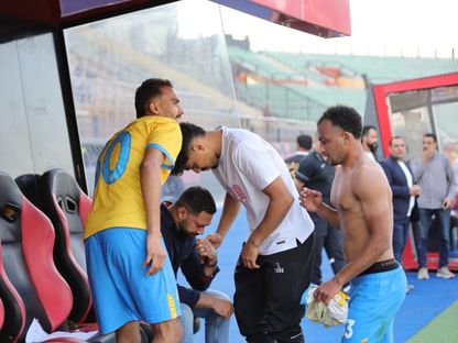 حسني عبد ربه أسطورة الإسماعيلي يبكي بعد الفوز على بتروجيت - 28 أبريل 2026 - FB/Officialismailysc