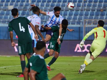 مصطفى زيكو يسجل هدف فوز بيراميدز على زد بالدوري المصري - 18 سبتمبر 2025 - x@pyramidsfc