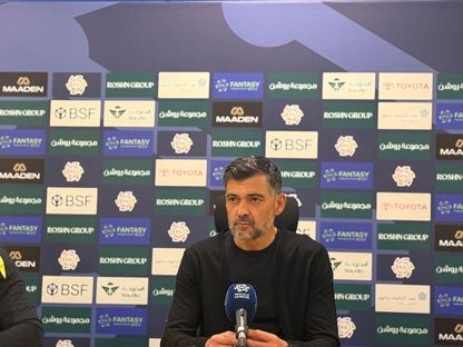 سيرجيو كونسيساو مدرب الاتحاد خلال مؤتمر صحافي بعد مواجهة النصر بالدوري السعودي - 6 فبراير 2026 - X/@aawsat_spt