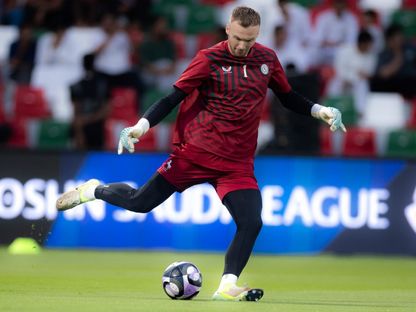 السلوفاكي ماريك روداك حارس الاتفاق قبل مواجهة الأهلي بدوري روشن السعودي - 12 سبتمبر 2025 - X/@Ettifaq