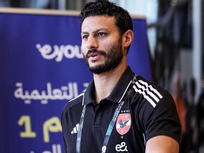 محمد الشناوي حارس الأهلي قبل مواجهة الزمالك في نهائي السوبر المصري - 9 نوفمبر 2025 - X@AlAhly