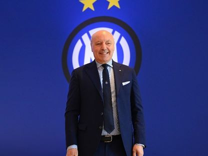 جوزيبي ماروتا رئيس إنتر ميلان خلال اجتماع لحملة الأسهم بالنادي - 4 يونيو 2024 - x@Inter_en