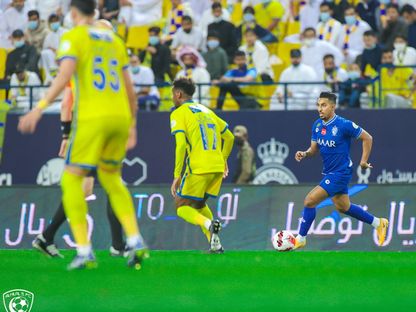 من مباراة الهلال والنصر  - twitter/@Alhilal_FC