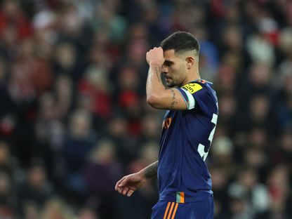 برونو غيمارايش لاعب نيوكاسل يونايتد بعد مباراة سندرلاند في الدوري الإنجليزي الممتاز - 14 ديسمبر 2025 - Reuters