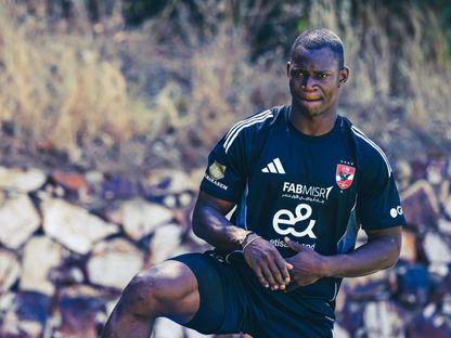 أليو ديانغ لاعب الأهلي المصري في تدريبات الفريق بمعسكر تونس - 19 يوليو 2025 - FB/@Al Ahly SC