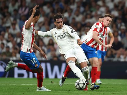 راؤول أسينسيو خلال مباراة بين ريال مدريد وجيرونا – 10 أبريل 2026 - REUTERS