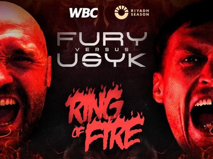 منشور النزال بين الملاكم البريطاني تايسون فيوري ضد الأوكراني أولكسندر أوسيك في الرياض من أجل توحيد الأحزمة العالمية في فئة الوزن الثقيل - X@WBCBoxing