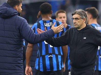 المدرب الكرواتي إيفان يوريتش خلال مباراة أتالانتا ومارسيليا بدوري أبطال أوروبا - 5 نوفمبر 2025 - Reuters