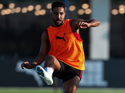 سالم الدوسري في تدريبات الهلال - 29 أكتوبر 2025 - X/@@Alhilal_FC