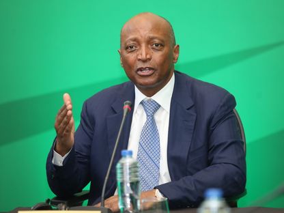 باتريس موتسيبي رئيس الاتحاد الإفريقي لكرة القدم - 19 أبريل 2025 - X/@CAF_Media