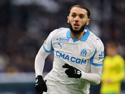 أمين غويري من مباراة مارسيليا ونانت بالدوري الفرنسي - 4 يناير 2026 - Reuters