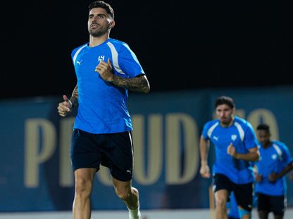 روبن نيفيز لاعب وسط الهلال خلال تدريب - 14 سبتمبر 2026 - X/@Alhilal_FC