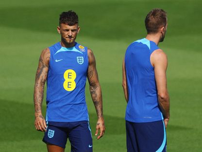 بن وايت مدافع منتخب إنجلترا - 18 نوفمبر 2022 - REUTERS