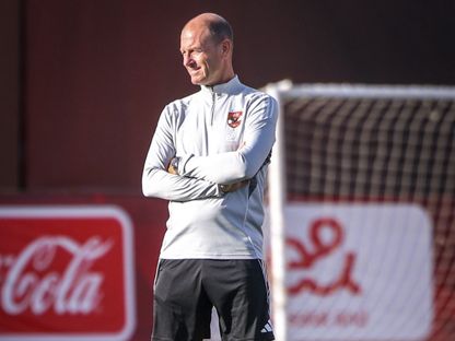 ييس توروب مدرب الأهلي يقود المران اليومي - 17 فبراير 2026 - X/@AlAhly