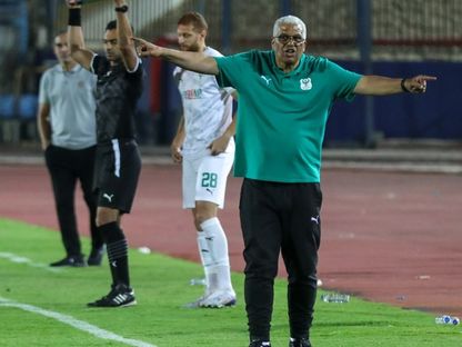 ميمي عبد الرازق خلال إحدى مباريات المصري البورسعيدي في الدوري المصري الممتاز - 29 مايو 2025 - X/@AlMasrySC
