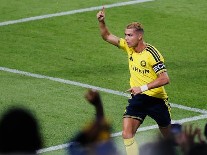 احتفال كريستيانو رونالدو نجم النصر بهدفه في مرمى أبها بالدوري السعودي - 9 سبتمبر 2026 - X/@AlNassrFC