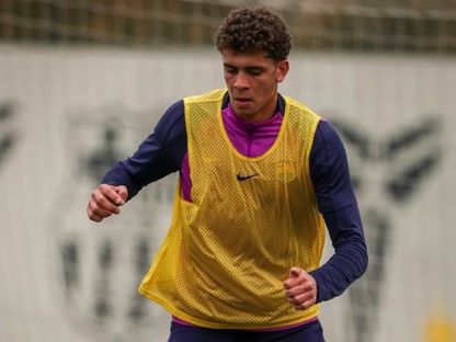 حمزة عبد الكريم في أول تدريب له مع برشلونة - 4 فبراير 2026 - Barcelona/web