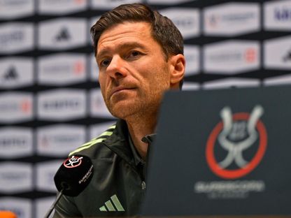 مدرب ريال مدريد تشابي ألونسو خلال مؤتمر صحافي - 10 يناير 2026 - X/@SPA_Spor