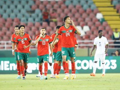 منتخب المغرب يهزم منتخب غانا 5-1 في كأس أمم إفريقيا تحت 23 عاماً - Twitter/@cafonilne