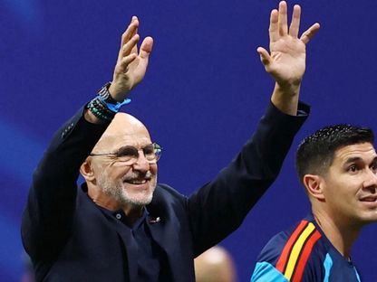 لويس دي لا فوينتي في مباراة إسبانيا والسعودية بكأس العالم - 21 يونيو 2026 - reuters