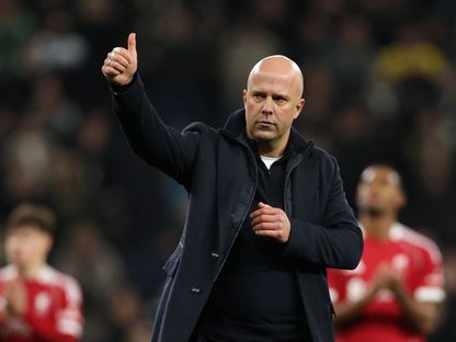 آرني سلوت مدرب ليفربول بعد مباراة توتنهام في الدوري الإنجليزي الممتاز - 20 ديسمبر 2025 - Action Images via Reuters