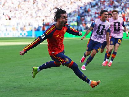 فيران توريس بعد تسجيله هدف الفوز لإسبانيا في مرمى الأرجنتين بنهائي كأس العالم - 19 يوليو 2026 - REUTERS