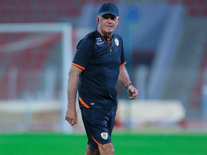 كارلوس كيروش مدرب منتخب عمان في حصة تدريبية - 1 أكتوبر 2025 - X/@Oman_NT