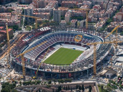 ملعب "كامب نو" خلال تحديثه - 16 يونيو 2025 - X/@FCBarcelona