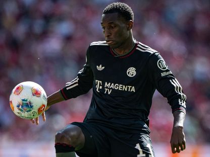 نيكولاس جاكسون مهاجم بايرن ميونيخ خلال مباراة ماينز في الدوري الألماني - 25 أبريل 2026 - X/@FCBayern