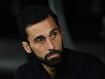 مدرب ريال مدريد ألفارو أربيلوا خلال المواجهة أمام بنفيكا في إياب ملحق ثمن نهائي دوري أبطال أوروبا - 26 فبراير 2026 - Reuters