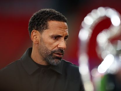 الدولي الإنجليزي السابق ريو فرديناند قبل مباراة نهائي دوري أبطال أوروبا - 31 مايو 2024 - Reuters