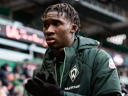 كريم كوليبالي لاعب فيردر بريمن الألماني - 16 فبراير 2026 - FC/werderbremenEN