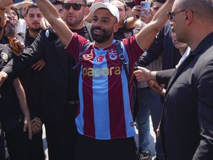 محمد صلاح لدى وصوله إلى إسطنبول للانضمام إلى طرابزون سبور - 5 أغسطس 2026 - X/@Trabzonspor