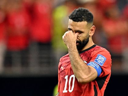 محمد صلاح يبكي احتفالاً بتأهل مصر إلى دور 16 في كأس العالم - 3 يوليو 2026 - Reuters